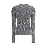 Ganni Black Viscose Polo Shirt